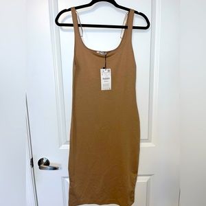 Nude Zara body con dress